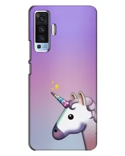 Чехол для Vivo X50 с картинкой «Единорог градиент» Чехол для Vivo X50 с картинкой «Единорог градиент»