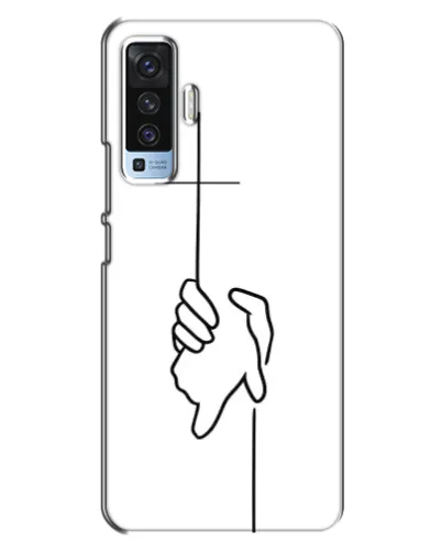Чехол для Vivo X50 с картинкой «Рука держит» Чехол для Vivo X50 с картинкой «Рука держит»