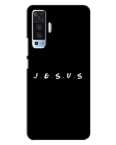 Чехол для Vivo X50 с картинкой «Точки веры J.E.S.U.S.» Чехол для Vivo X50 с картинкой «Точки веры J.E.S.U.S.»