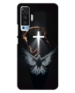 Чехол для Vivo X50 с картинкой «Голубь и Свет»