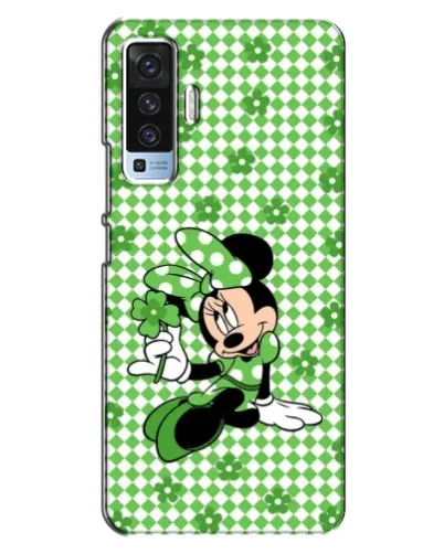 Чехол для Vivo X50 с картинкой «Mickey в клетку»