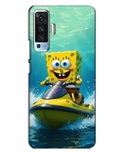 Чехол для Vivo X50 с картинкой «Спанч Боб на гидроцикле» Чехол для Vivo X50 с картинкой «Спанч Боб на гидроцикле»
