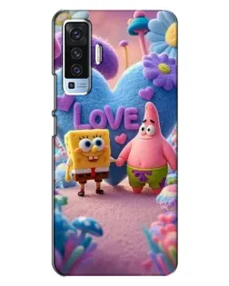 Чехол для Vivo X50 с картинкой «Губка Боб Патрик»