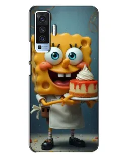 Чехол для Vivo X50 с картинкой «Повар Спанч Боб»