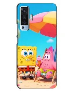 Чехол для Vivo X50 с картинкой «Отдых на пляже»