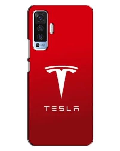 Чехол для Vivo X50 с картинкой «Tesla Red Classic»