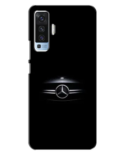 Чехол для Vivo X50 с картинкой «Mercedes — абстрактные линии»