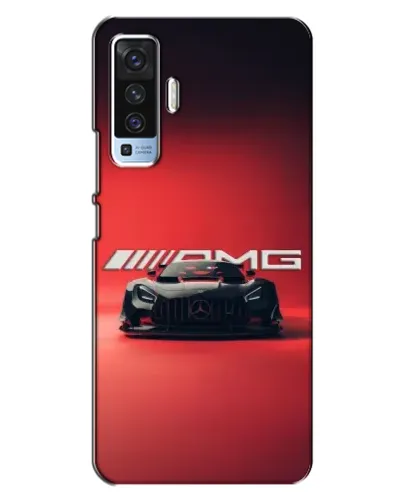 Чехол для Vivo X50 с картинкой «Mercedes AMG — красная линия»