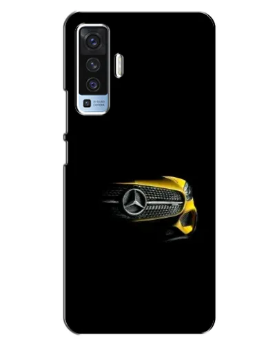 Чехол для Vivo X50 с картинкой «Mercedes — ретро стиль»