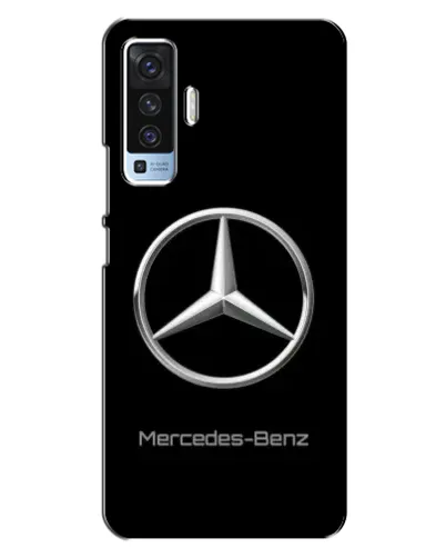 Чехол для Vivo X50 с картинкой «Mercedes Silver Logo»