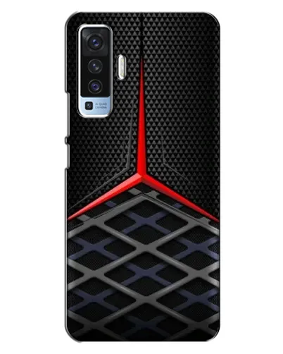 Чехол для Vivo X50 с картинкой «Mercedes Carbon Grid»