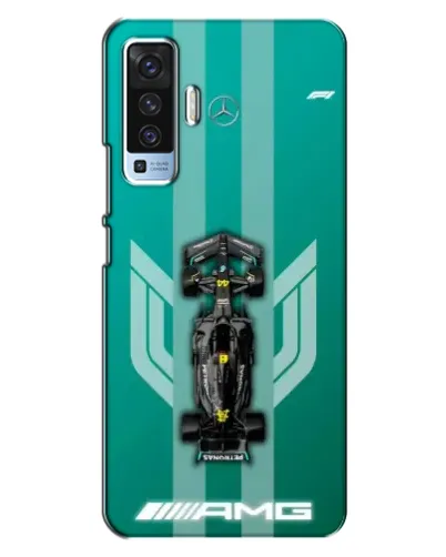 Чехол для Vivo X50 с картинкой «Mercedes AMG Petronas»