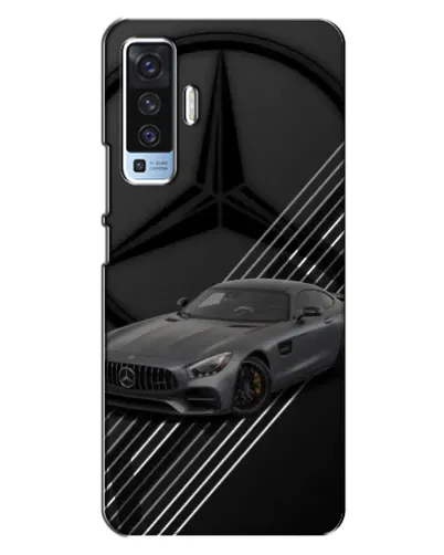 Чехол для Vivo X50 с картинкой «Mercedes AMG — графика»