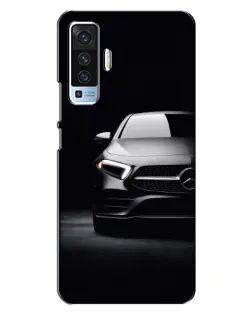 Чехол для Vivo X50 с картинкой «Свет фар Mercedes»