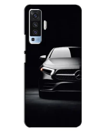 Чехол для Vivo X50 с картинкой «Свет фар Mercedes»