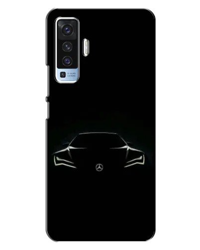 Чехол для Vivo X50 с картинкой «Mercedes — силуэт авто» Чехол для Vivo X50 с картинкой «Mercedes — силуэт авто»