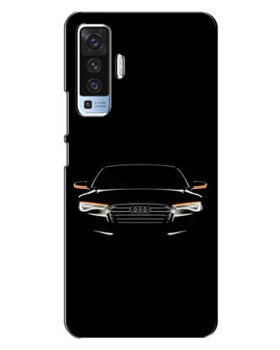 Чехол для Vivo X50 с картинкой «Audi — ночной контур»