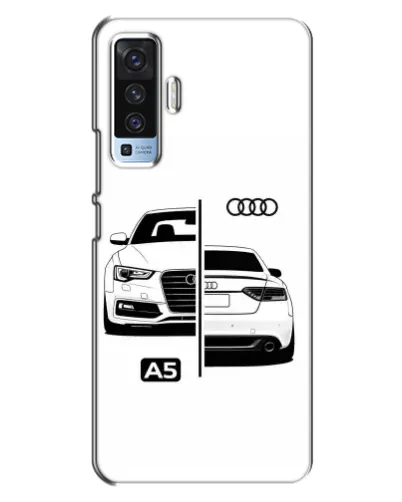 Чехол для Vivo X50 с картинкой «Audi — контрастный дизайн»
