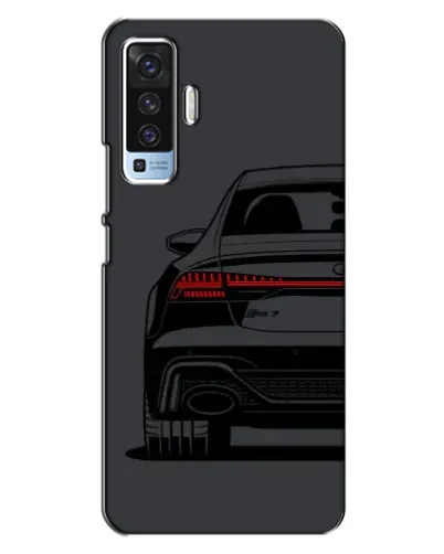 Чехол для Vivo X50 с картинкой «Задняя часть Audi — арт»