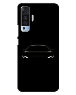 Чехол для Vivo X50 с картинкой «Взгляд Audi в темноте»