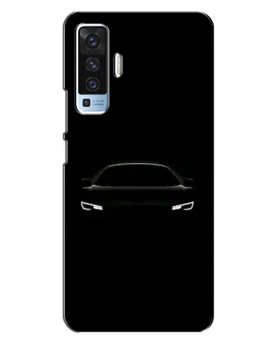 Чехол для Vivo X50 с картинкой «Взгляд Audi в темноте»