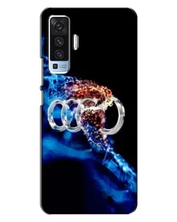 Чехол для Vivo X50 с картинкой «Энергия лого Audi»