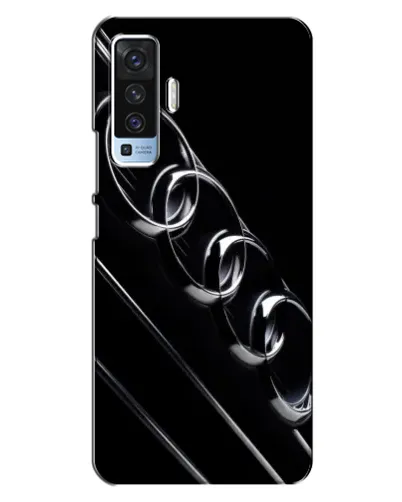 Чехол для Vivo X50 с картинкой «Audi — абстрактные кольца»