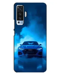 Чехол для Vivo X50 с картинкой «Audi — голубая энергия»