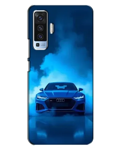 Чехол для Vivo X50 с картинкой «Audi — голубая энергия»