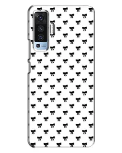 Чехол для Vivo X50 с картинкой «Мини-бантики»