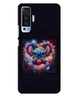 Чехол для Vivo X50 с картинкой «Stitch в цветах» Чехол для Vivo X50 с картинкой «Stitch в цветах»
