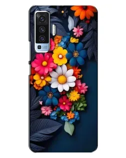 Чохол для Vivo X50 з картинкою «Квіткова феєрія»