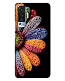 Чохол для Vivo X50 з картинкою «Райдужна квітка»