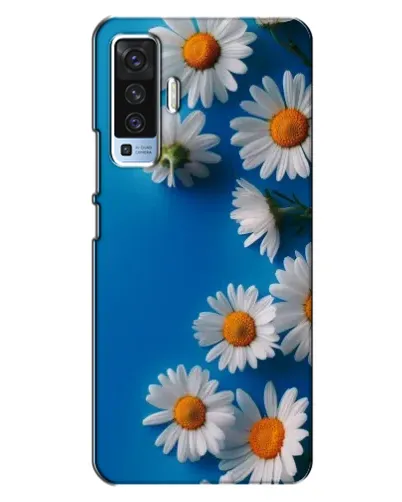 Чехол для Vivo X50 с картинкой «Белоснежные маргаритки»