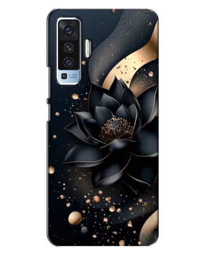 Чехол для Vivo X50 с картинкой «Черный лотос»