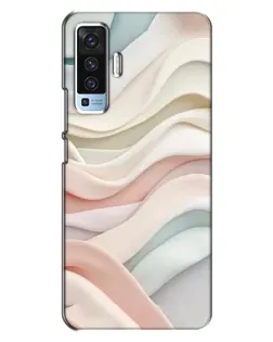 Чехол для Vivo X50 с картинкой «Пастельные нежные волны» Чехол для Vivo X50 с картинкой «Пастельные нежные волны»