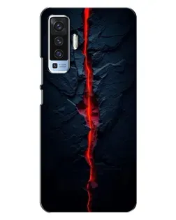 Чехол для Vivo X50 с картинкой «Kрасная лавовая трещина» Чехол для Vivo X50 с картинкой «Kрасная лавовая трещина»