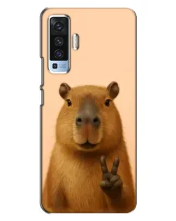 Чохол для Vivo X50 з картинкою «Капібара вікторія» Чохол для Vivo X50 з картинкою «Капібара вікторія»