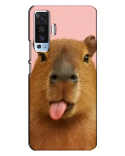 Чохол для Vivo X50 з картинкою «Капібара з язиком» Чохол для Vivo X50 з картинкою «Капібара з язиком»