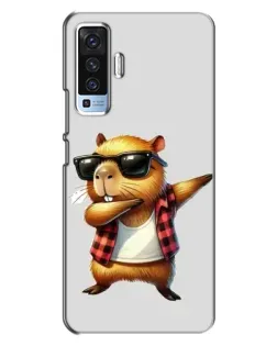 Чохол для Vivo X50 з картинкою «Капібара репер даб» Чохол для Vivo X50 з картинкою «Капібара репер даб»