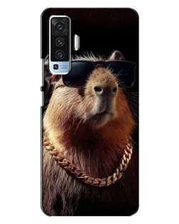 Чохол для Vivo X50 з картинкою «Капібара золотий ланцюг» Чохол для Vivo X50 з картинкою «Капібара золотий ланцюг»