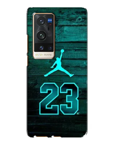 Чехол для Vivo X60 Pro Plus с картинкой «Jordan Cyan 23»