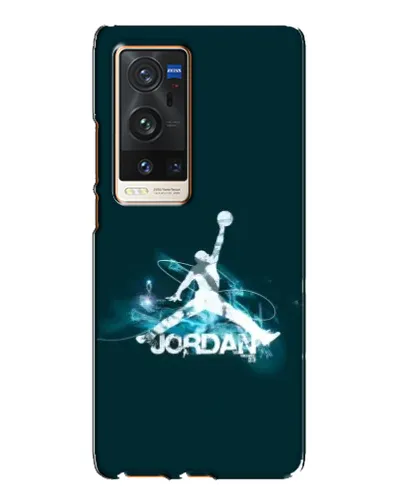 Чехол для Vivo X60 Pro Plus с картинкой «Jordan Blue Fire»
