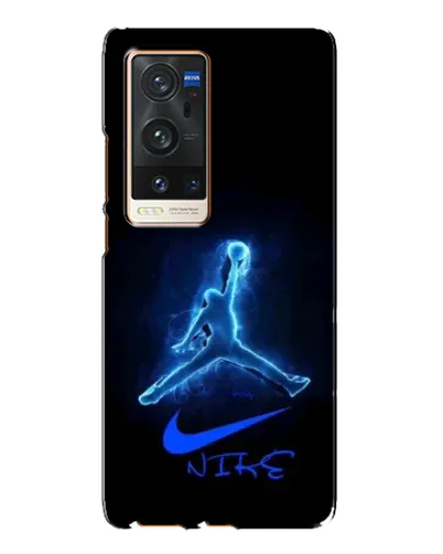 Чехол для Vivo X60 Pro Plus с картинкой «Jordan Neon Blue»