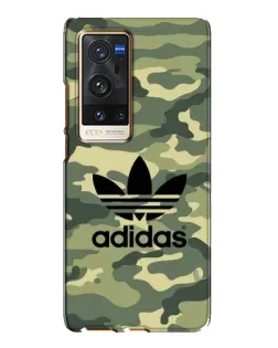 Чехол для Vivo X60 Pro Plus с картинкой «Милитари стиль Adidas»