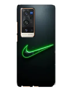 Чехол для Vivo X60 Pro Plus с картинкой «Неоновый контур Nike» Чехол для Vivo X60 Pro Plus с картинкой «Неоновый контур Nike»