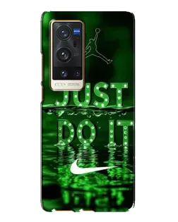 Чехол для Vivo X60 Pro Plus с картинкой «Зеленый неоновый Nike» Чехол для Vivo X60 Pro Plus с картинкой «Зеленый неоновый Nike»