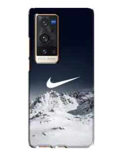 Чехол для Vivo X60 Pro Plus с картинкой «Nike — зимние горы» Чехол для Vivo X60 Pro Plus с картинкой «Nike — зимние горы»
