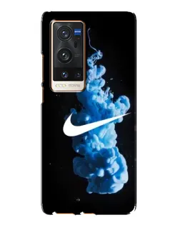 Чехол для Vivo X60 Pro Plus с картинкой «Nike и синий дым» Чехол для Vivo X60 Pro Plus с картинкой «Nike и синий дым»