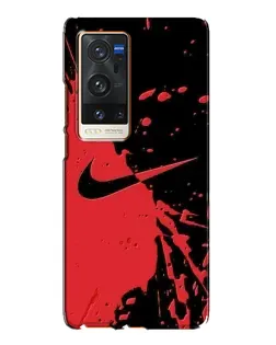 Чехол для Vivo X60 Pro Plus с картинкой «Красные брызги Nike» Чехол для Vivo X60 Pro Plus с картинкой «Красные брызги Nike»